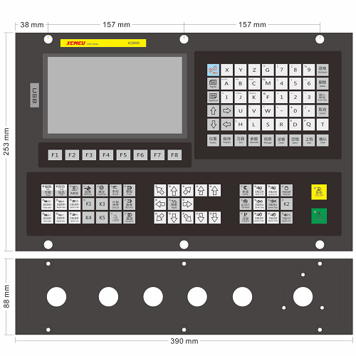 XC809D series multifunctional CNC system for engraving and milling